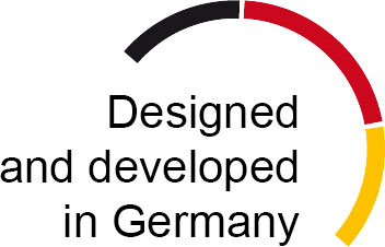 Desinged and developed in Germany